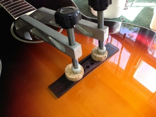 Guitar bridge repair